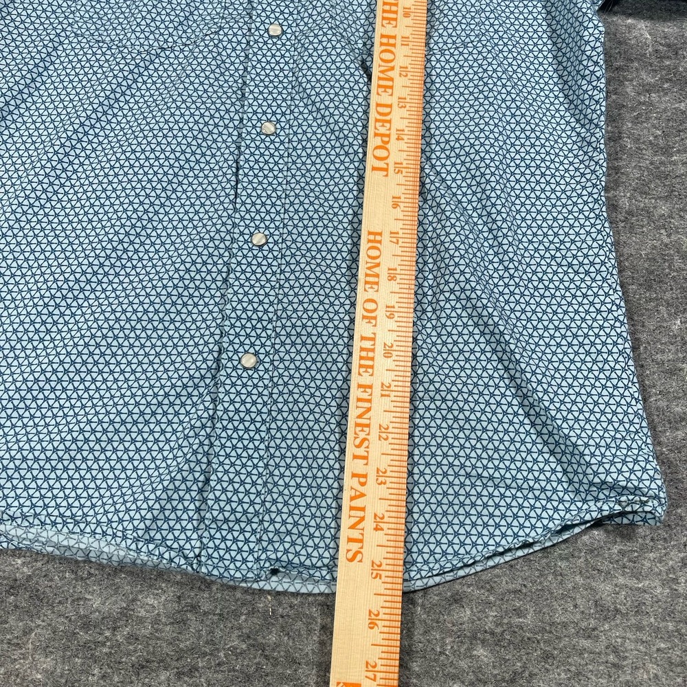 Wrangler Shirt Youth Boys XL Western Cowboy Embroidered Logo Pearl Snap - Picture 10 of 14